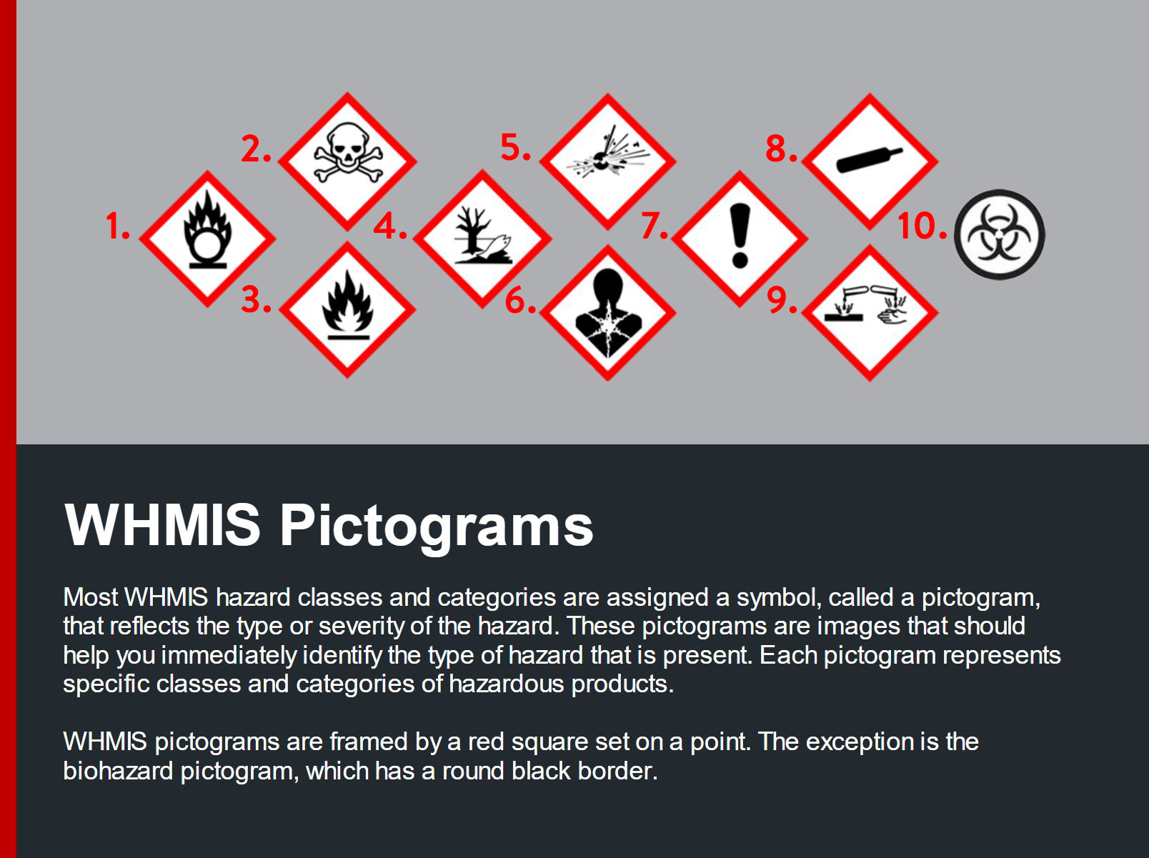 Whmis Health Hazard Product Examples